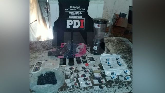 Desbarataron una gavilla de vendedores barriales de drogas en la ciudad de San Justo
