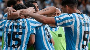 Racing festejó en el Cilindro de Avellaneda