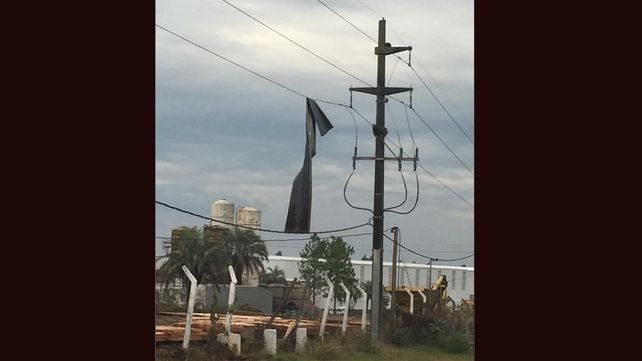 Zonas de Concordia permanecen sin luz por la caída de postes de luz
