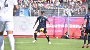 Argentina le ganó a Uruguay y se encamina a clasificar en el fútbol de los Suramericanos