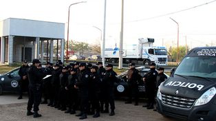 La Policía de Acción Táctica actúa en el barrio Barranquitas Oeste