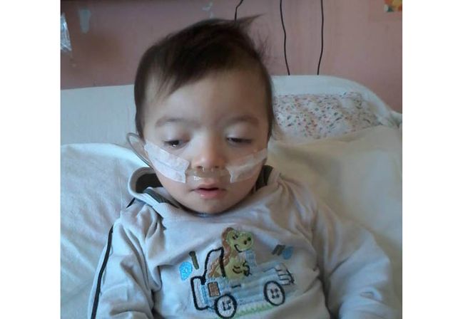 Daián Yuthiel Ortiz tiene 2 años y 8 meses. Nació con una discapacidad y Marianela