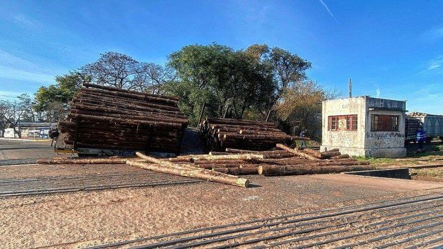 La formación perdió parte de su carga en el ingreso a la altura de calle Carriego.