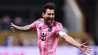 Lionel Messi y una muestra de su calidad a pesar de los años.
