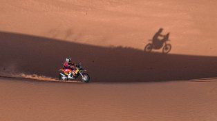 Kevin Benavidez firmó la segunda victoria parcial en motos.