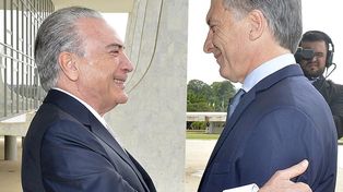 Macri y Temer se reunieron en Brasil con el Mercosur como tema central