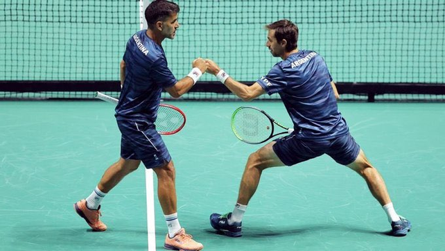 Argentina logró clasificar a las finales en Málaga al vencer 3 a 0 a Finlandia en la Copa Davis.