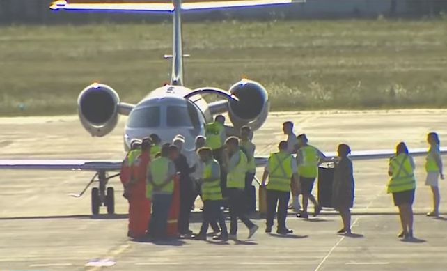 Los campeones ya están en casa: Lionel Messi y Di María llegaron a Rosario