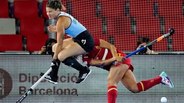 Vicky Granatto presionó mucho en campo español.&nbsp;