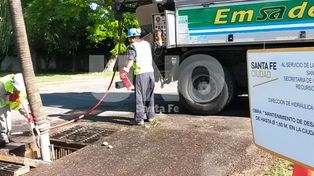 Limpiaron 45 kilómetros de desagües entubados en Santa Fe