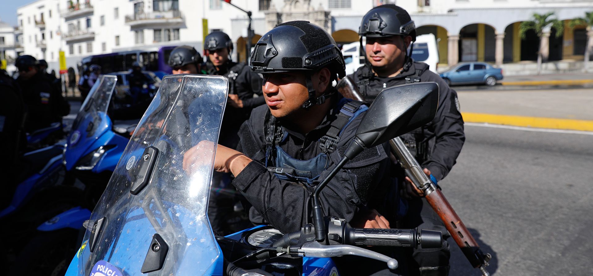 Patrulla policial en el centro de Caracas, Venezuela, el lunes 5 de enero de 2026. (Foto AP/Cristian Hernandez) Patrulla policial en el centro de Caracas, Venezuela, el lunes 5 de enero de 2026. (Foto AP/Cristian Hernandez)