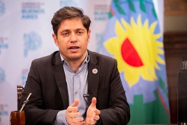 El gobernador bonaerense Axel Kicillof.