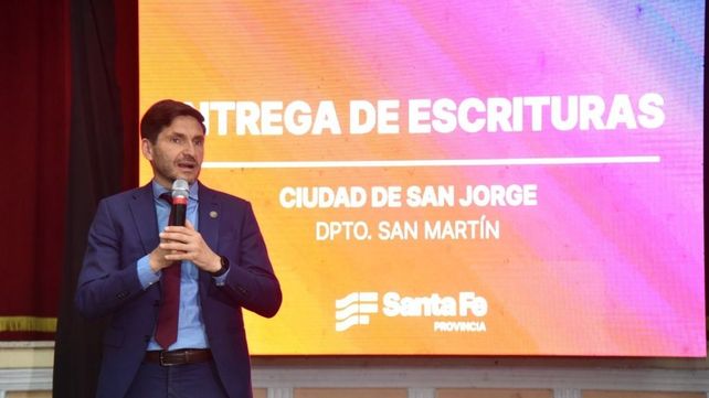 El gobernador de Santa Fe