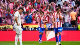 Julián Álverez la gran figura ante el Real Madrid.