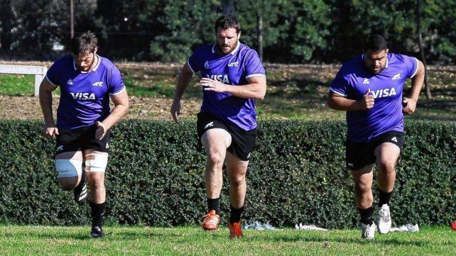 El rafaelino Pedro Rubiolo junto al capitán Montoya en el ensayo de Los Pumas en Salta. El rafaelino Pedro Rubiolo junto al capitán Montoya en el ensayo de Los Pumas en Salta.
