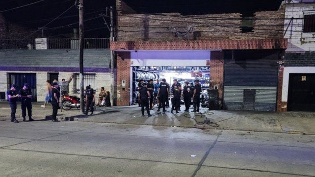 La gomería atacada este lunes por la noche