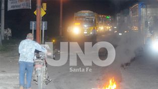 Corte y caos en la ruta 1 por un reclamo de vecinos de Colastiné