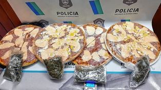 Intentaron ingresar marihuana oculta en pizzas a la cárcel