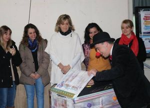 Risas y juegos en el hospital José María Cullen