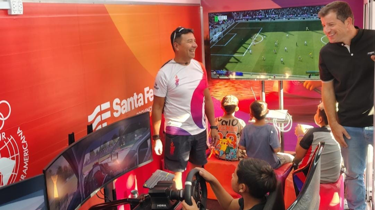 Villa Gobernador Gálvez vibró con la antesala de los Juegos Sudamericanos