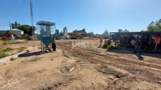 Las obras que se llevan adelante para la ampliación de la planta potabilizadora en la ciudad de Santa Fe&nbsp;