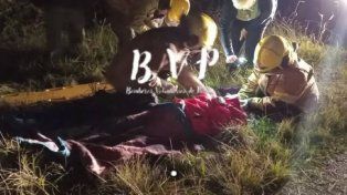 Ruta 10: dos personas fueron hospitalizadas en Paraná tras un accidente