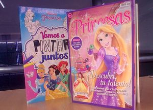 Este martes opcional llegan la revista Princesas de Disney y Vamos a Pintar juntos