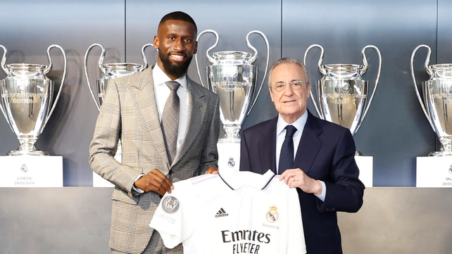 El alemán Rüdiger fue presentado como nuevo jugador de Real Madrid