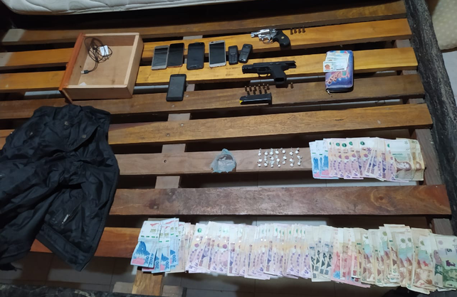 En el lugar se secuestraron drogas