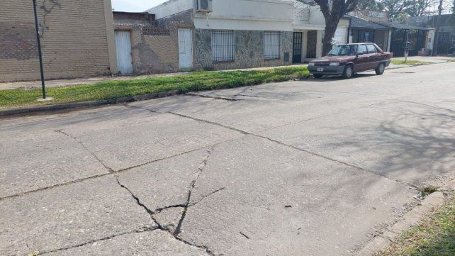 Tras la denuncia de hundimiento en Bº Sargento Cabral