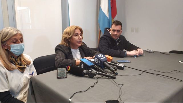 Sonia Martorano en la conferencia de prensa donde se refirió al caso de hepatitis grave en un niño de 8 años.&nbsp;