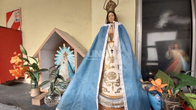 La imagen de la Virgen de Itatí recuperada en un operativo policial