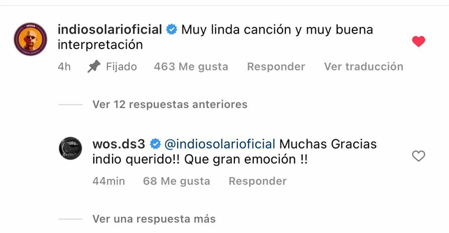 El elogio del Indio Solari a Wos