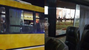El colectivo apedreado en Colastiné&nbsp;