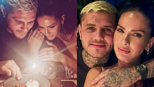 Mauro Icardi celebró sus 32 años aocmpañado de la China Suárez