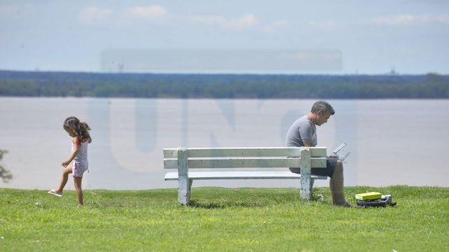 Tras días inestables climatológicamente, muchas familias salieron de sus casas a disfrutar del aire libre