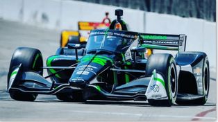 Agustín Canapino volvió a completar una carrera en la IndyCar. Esta vez en un circuito de los tradicionales, en Alabama.