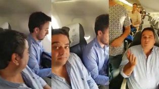 Video: insultaron a Jorge Triaca en un avión de Aerolíneas