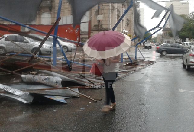 Así quedó la esquina de 9 de Julio y Primera Junta