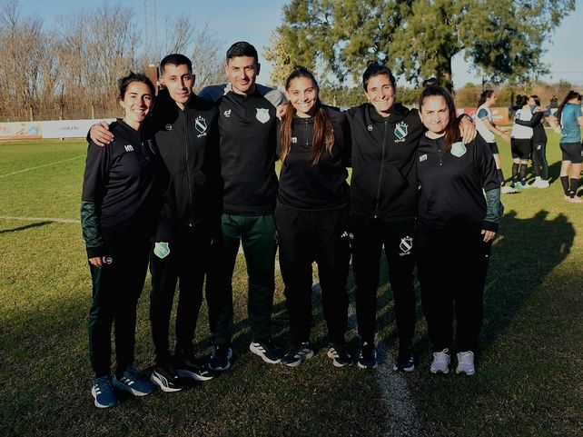 Cuerpo técnico. Mauro Palacios y el excelente grupo de colaboradores.  