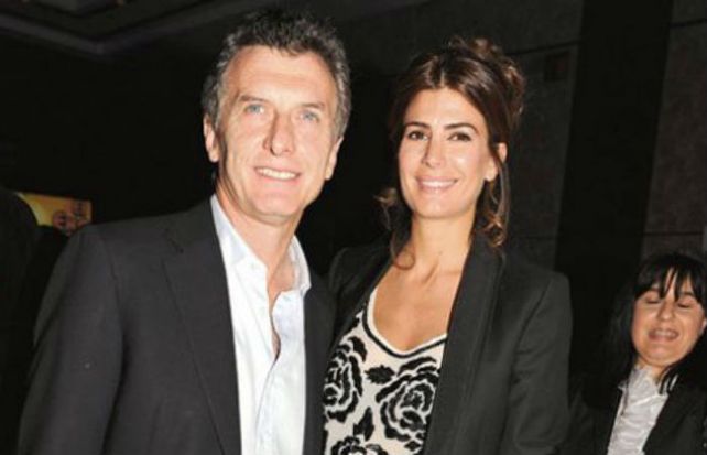 Juliana Awada junto al presidente Mauricio Macri.