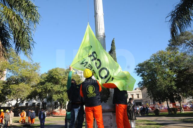 Manifestantes cortaron Avenida Rivadavia por el inicio de obras en el Parque Alberdi