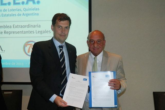 Lotería de Santa Fe firmó un convenio de reciprocidad con el Iafas de Entre Ríos