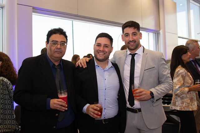 Enrique Cassino, Lucas Mardones y Marcelo
