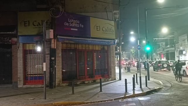 El local de Mendoza al 4200 fue uno de los blancos de la extorsión.