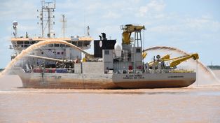 Hidrovía: amparo para frenar el dragado del Paraná frente a Ramallo