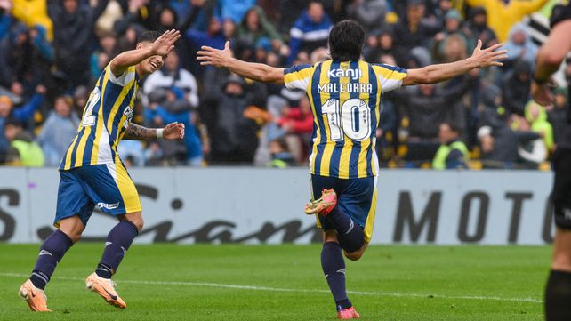 Ignacio Malcorra celebra su gol ante Talleres