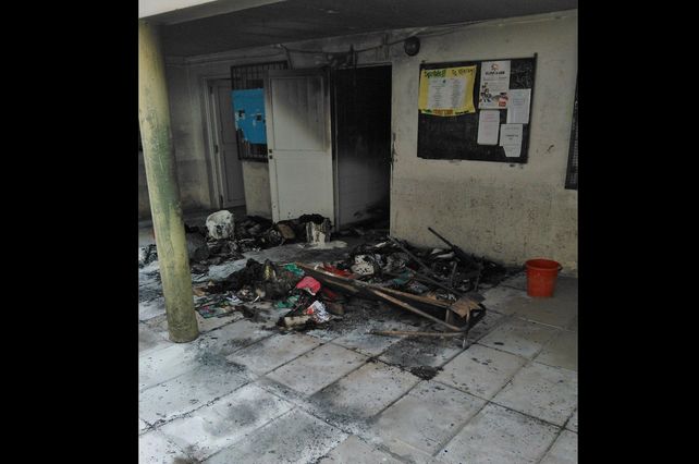 Destrozaron y robaron el fin de semana en una escuela secundaria de Santa Rosa de Lima