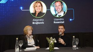 Lisandro Rosental, presidente de Idea Rosario y presidente de Rosental Inversiones, y Alejandra Brajkovic, miembro del Consejo Directivo de Idea Rosario y directora en Grupo Brayco, presentaron los temas del evento.