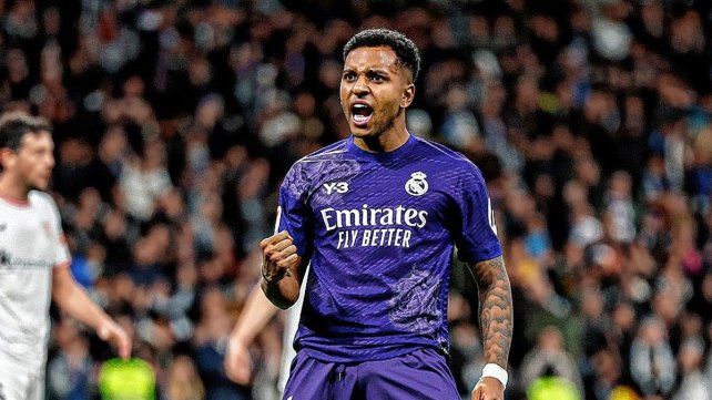 Real Madrid superó al Athletic Bilbao con doblete de Rodrygo y se escapa en la cima de España.